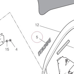 Emblem ducati 43513501A