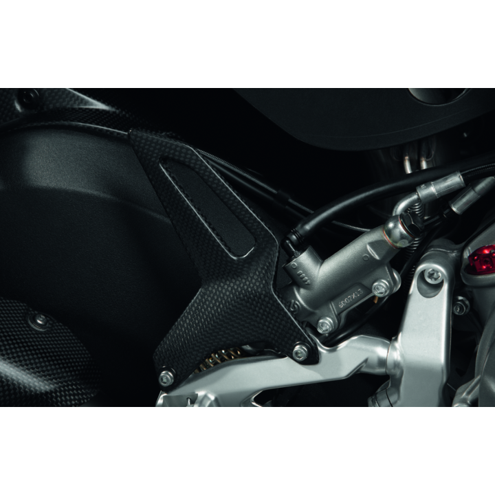 Pare-talons carbone pour repose-pieds Panigale