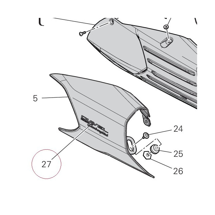 Marking plate 43513971A