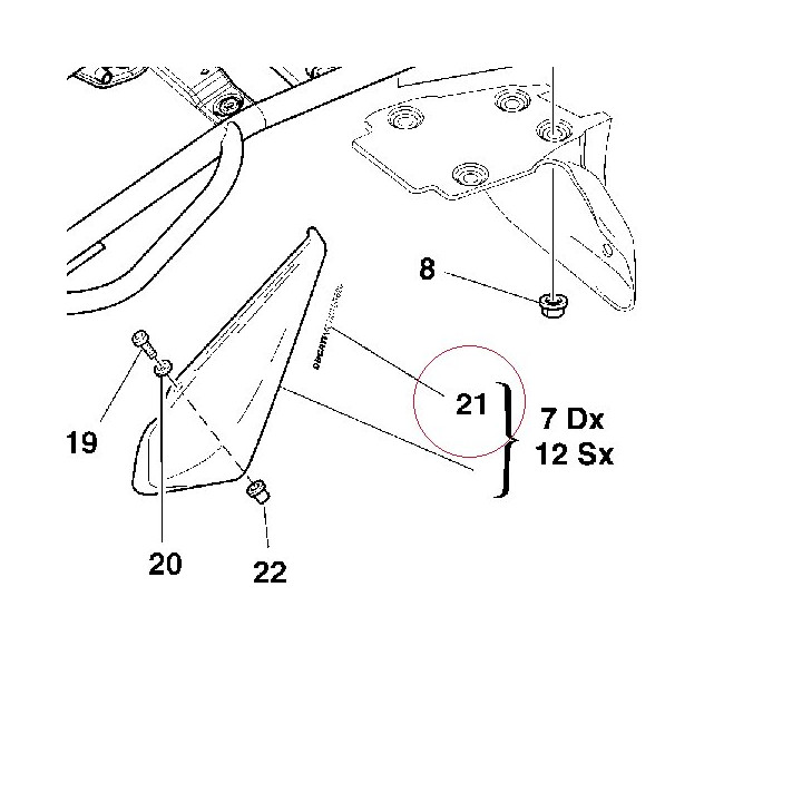 Graphic ducati monster 620 43611141B