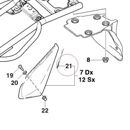 Graphic ducati monster 1000I.E. 43611321A