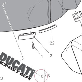 Emblem ducati 43611981A
