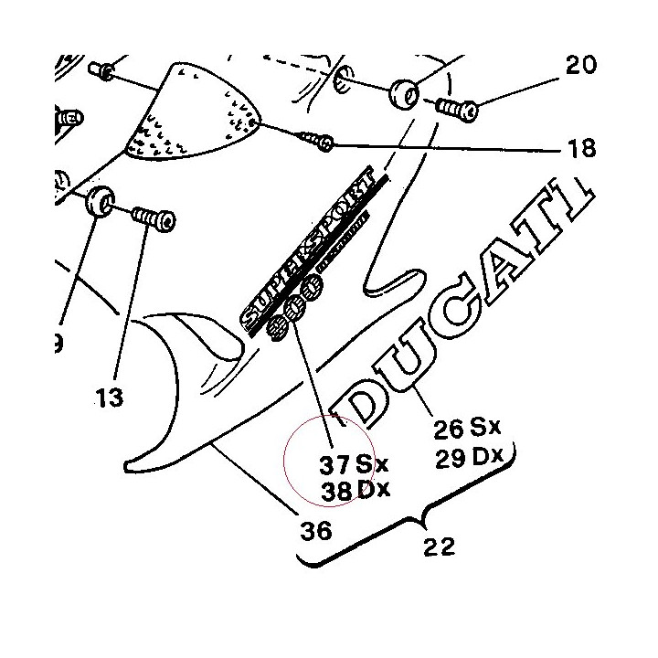 Supersport left transfer 43710911A