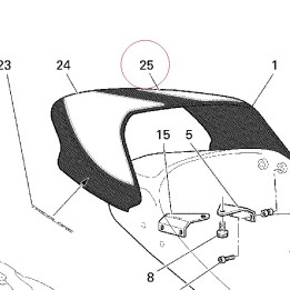 Strip (l.h.) 43711111AG