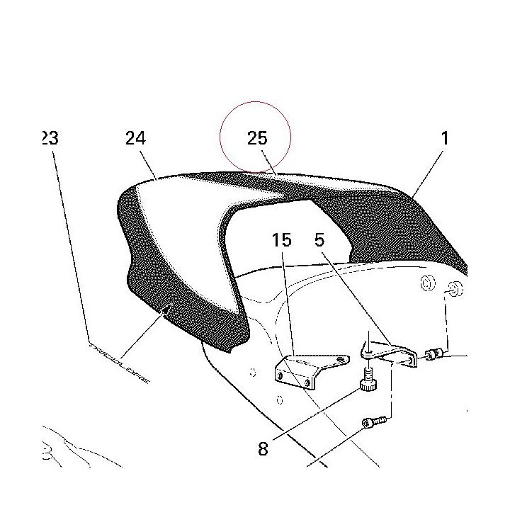 Strip (l.h.) 43711111AG