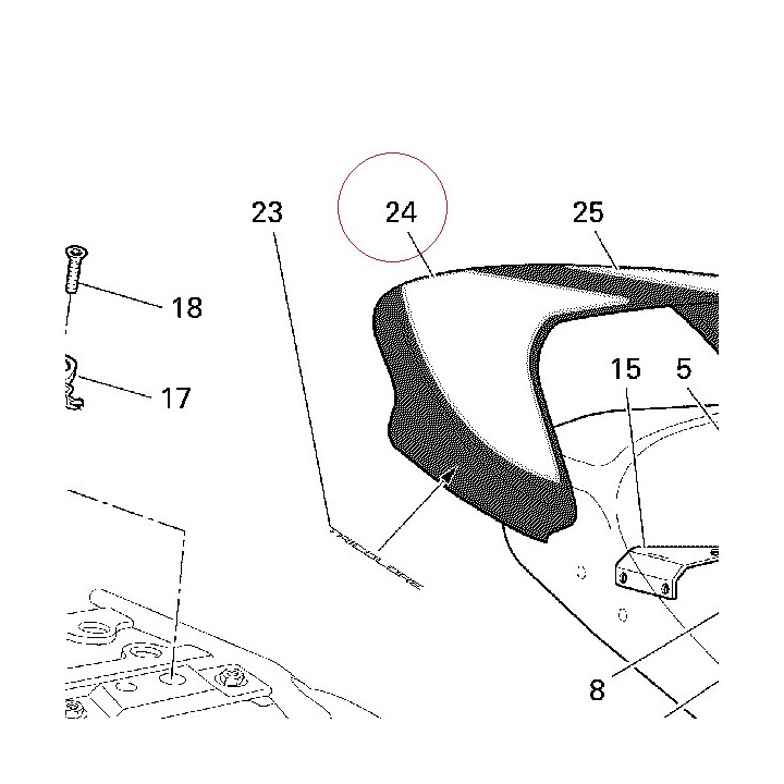 Strip (r.h.) 43711111BG