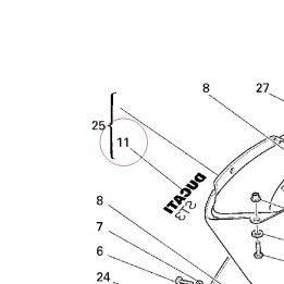 Graphic, right ducati ST3 43711371AA