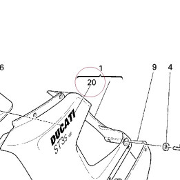 Graphic, left silver 43711381AA
