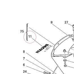 Graphic, right silver 43711391AA