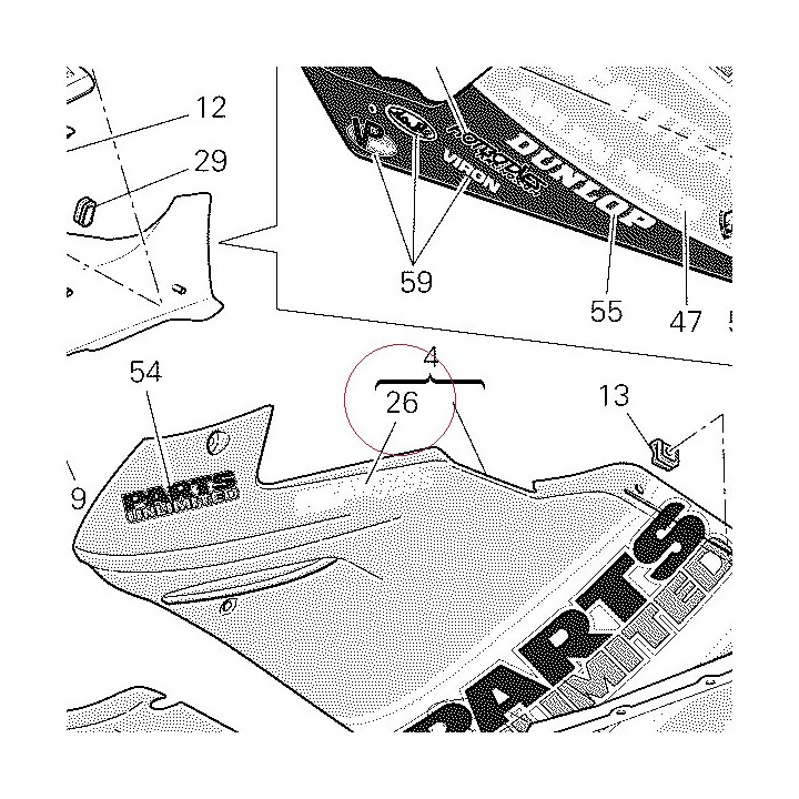 Graphic ducati 999S testastretta 43711791A