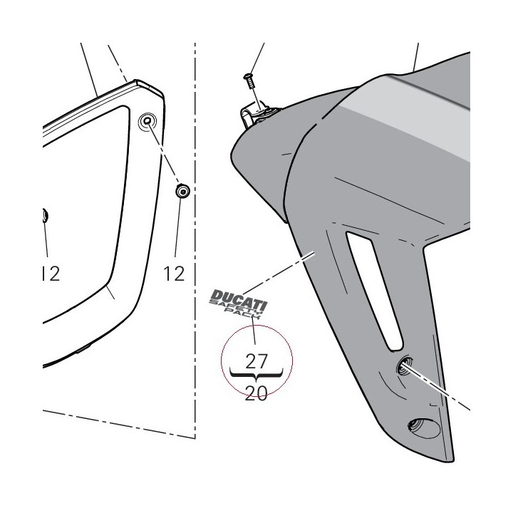 Decal "ducati safety pack" 43713191A