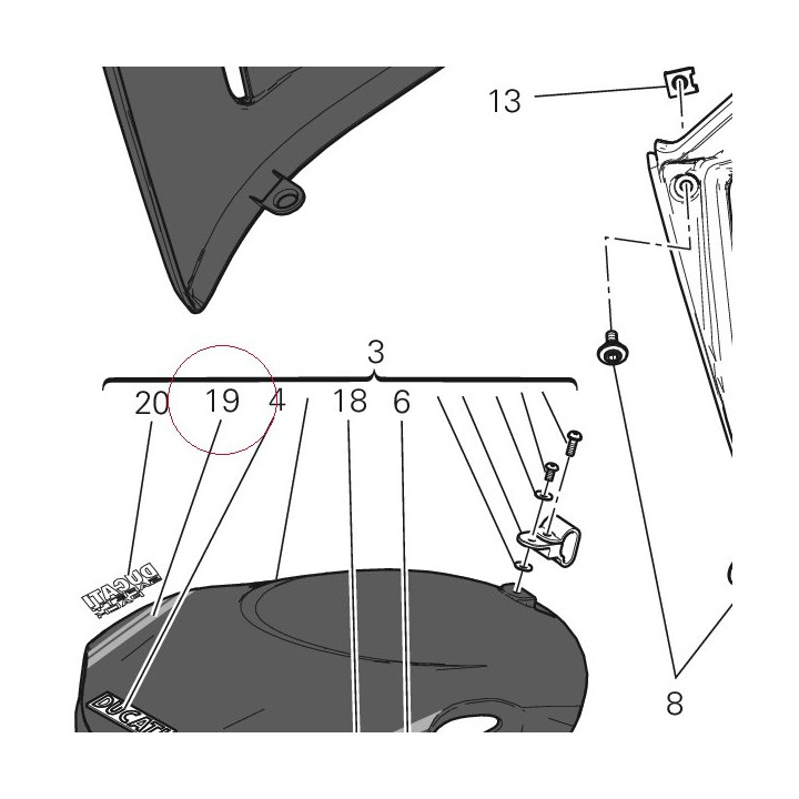 Strip right 43713241A