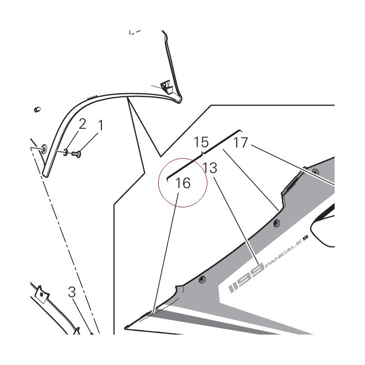 Strip left 43713261A