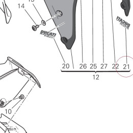 Decal "ducati safety pack" 43713361B