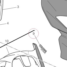 Left decal (ducati safety pack) 43713381A
