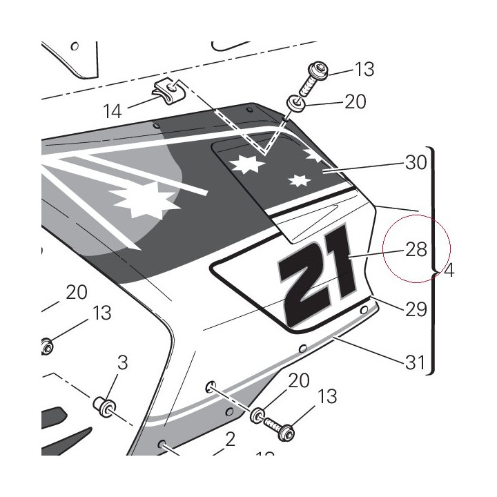 Graphic 21, left 43810691B