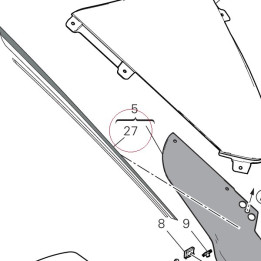 Right sticker 43811721A