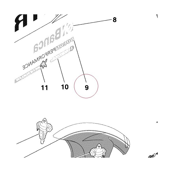 Graphic ducatiperformance 43812991A
