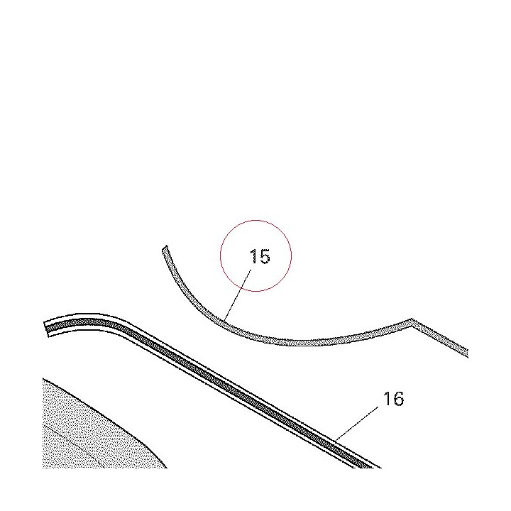 Emblem strip left 43814651A