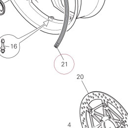 Emblem ducati 43814821A