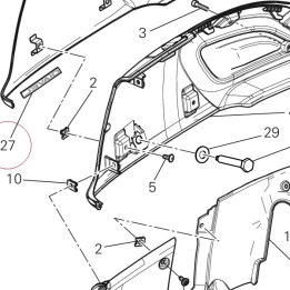 Emblem diavel 43815601BK