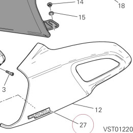 Emblem ducati 43815731A