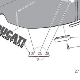 Right sticker 43816321AA