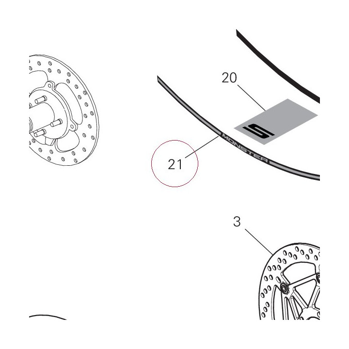 Monster transfer 43816411A