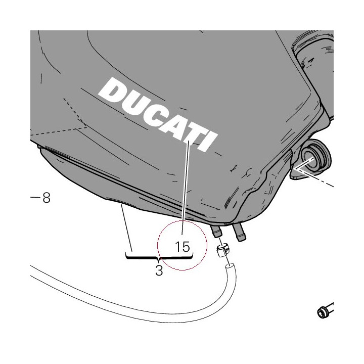 Emblem ducati 43818151B