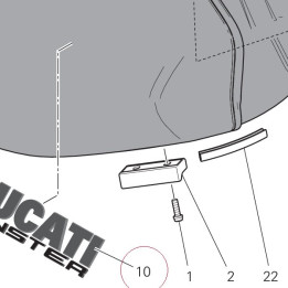 Emblem ducati 43819291AW