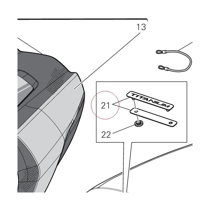 Marking plate 43819471A