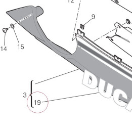 Decalcomania ducati destra 4381B581A