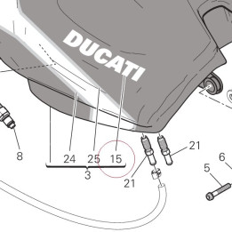 Emblem ducati 4381B611A