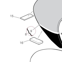 Right sticker 4381C151A