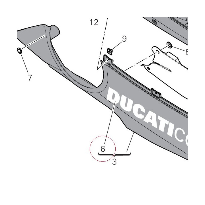 Sticker ducati corse 4381C491A