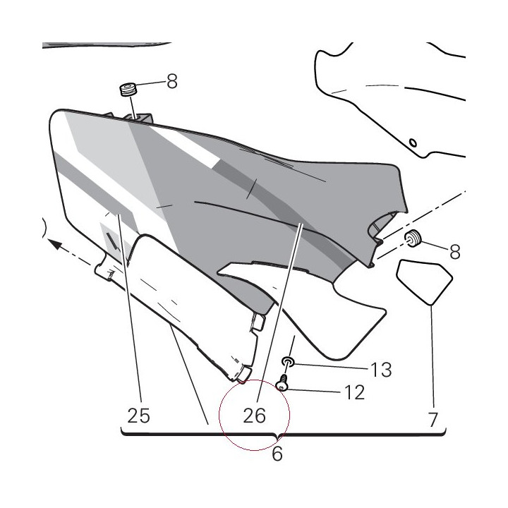Strip right 4381C731A