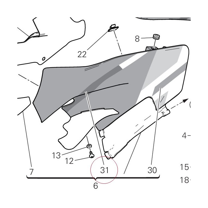Strip left 4381C741A
