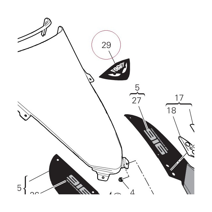 'windshield' transfer 4381D211A
