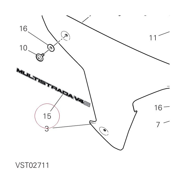 Marking plate 4381E221B