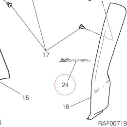 Marking plate 4381E281A