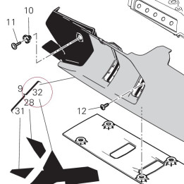 Marking plate 4381E291A