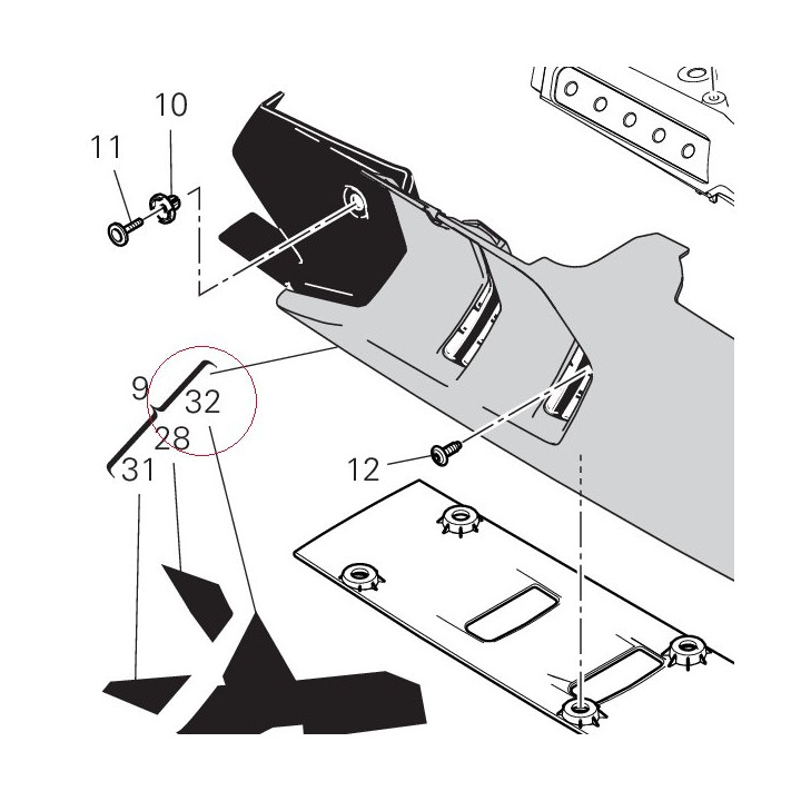 Marking plate 4381E291A