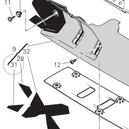 Marking plate 4381E321A
