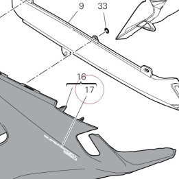 Right sticker 4381E351A