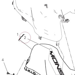 Right sticker 4381E441AB
