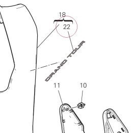 Marking plate 4381H671A