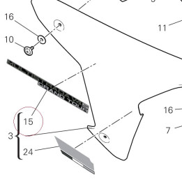 Marking plate 4381H681A
