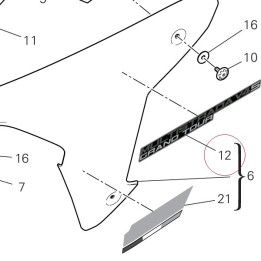 Marking plate 4381H691A