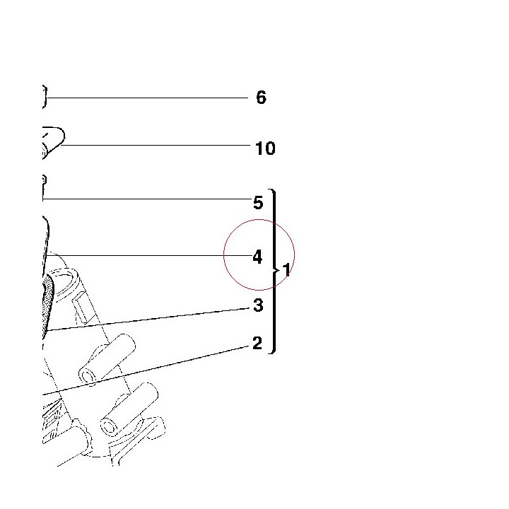 Upper half-case 44210072A