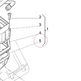 Cage, air filter 44210121B